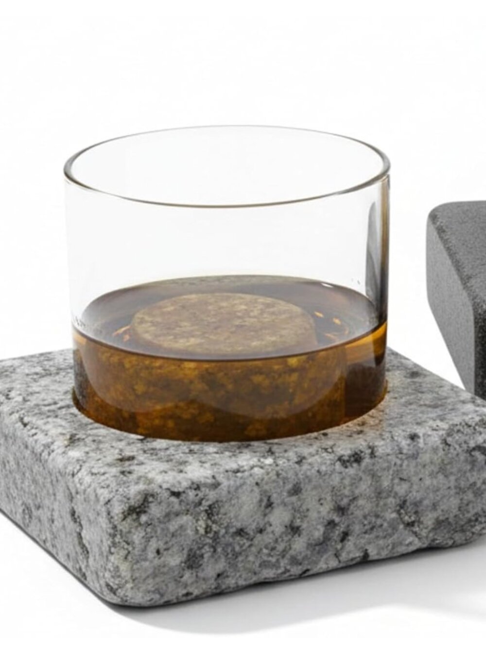 NEW "On the Rocks" Solid Granite Whisky Stones by Sea Stones